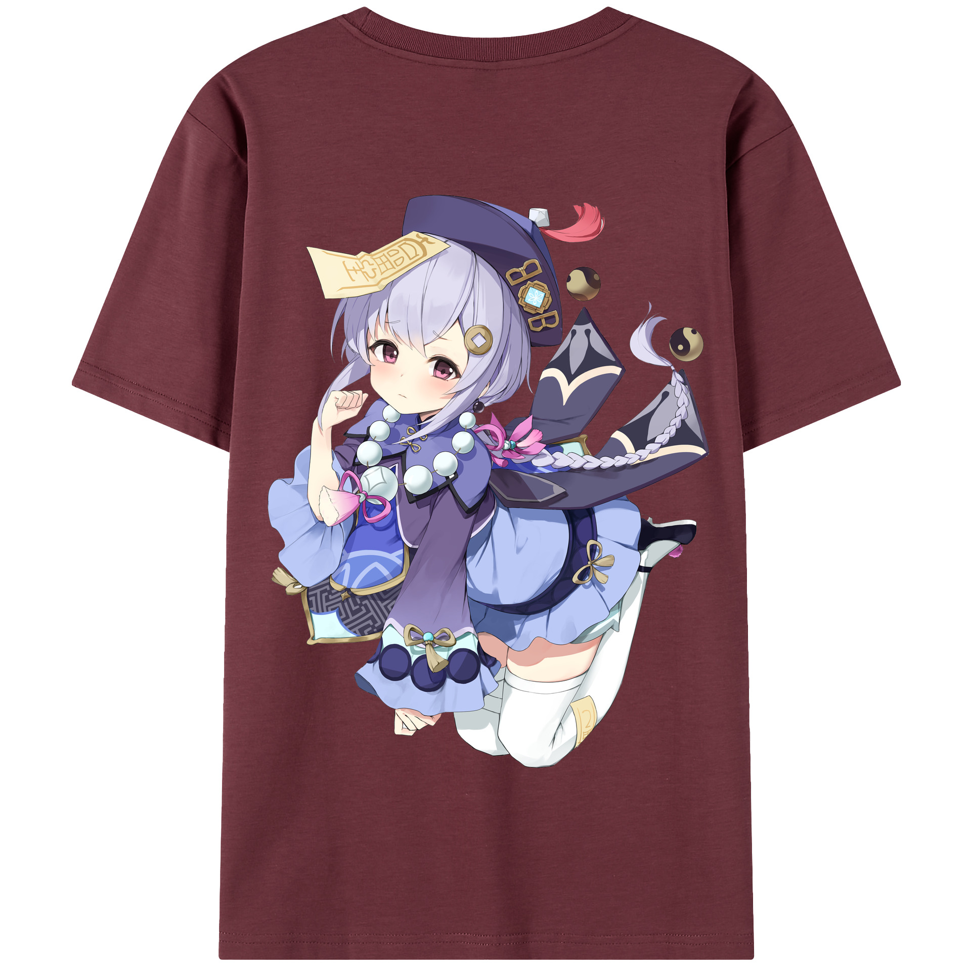げんし神 七七 なな  genshin Nana 綿100％半袖Tシャツ（背面プリント）
